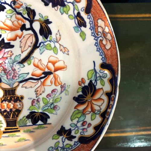A SET OF SEVENTEEN BEAUTIFUL TONQUIN CHINA DESSERT PLATES FROM 1845 - ADDITIONAL PHOTO 4