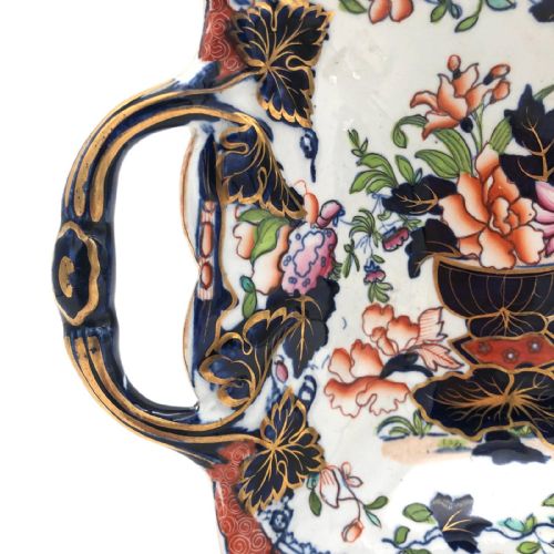 A CHARMING SET OF FIVE TONQUIN CHINA IRONSTONE DESSERT SHAPES FROM 1830 - ADDITIONAL PHOTO 8