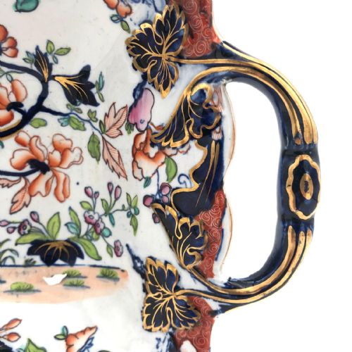 A CHARMING SET OF FIVE TONQUIN CHINA IRONSTONE DESSERT SHAPES FROM 1830 - ADDITIONAL PHOTO 9