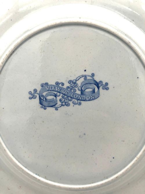 RARE SET OF PLATES AND PLATTER IN LONDON BRIDGE PATTERN 181520 - ADDITIONAL PHOTO 10
