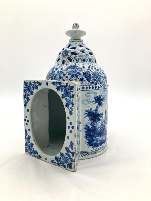 RARE DUTCH DELFT LANTERN CIRCA 184050 - ADDITIONAL PHOTO 1