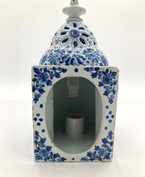 RARE DUTCH DELFT LANTERN CIRCA 184050 - ADDITIONAL PHOTO 2