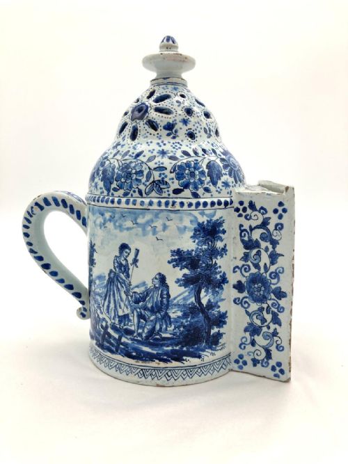 RARE DUTCH DELFT LANTERN CIRCA 184050 - ADDITIONAL PHOTO 3