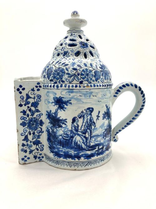 RARE DUTCH DELFT LANTERN CIRCA 184050 - ADDITIONAL PHOTO 4
