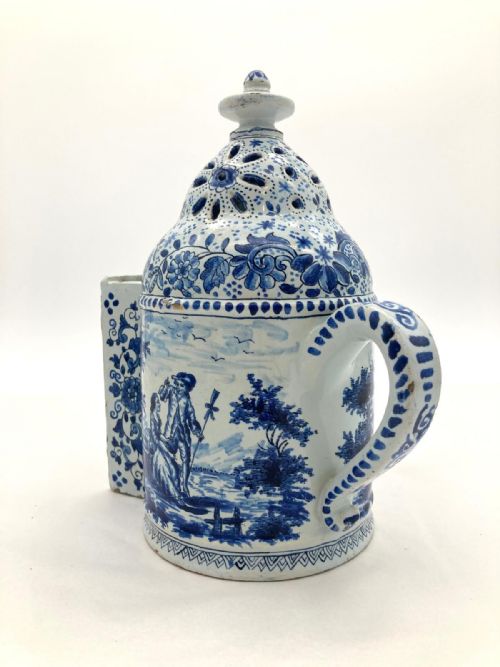 RARE DUTCH DELFT LANTERN CIRCA 184050 - ADDITIONAL PHOTO 6