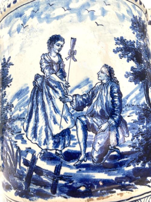 RARE DUTCH DELFT LANTERN CIRCA 184050 - ADDITIONAL PHOTO 11