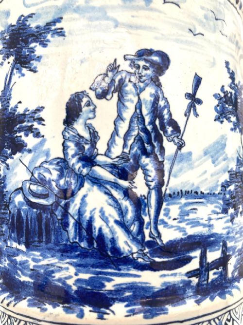 RARE DUTCH DELFT LANTERN CIRCA 184050 - ADDITIONAL PHOTO 12