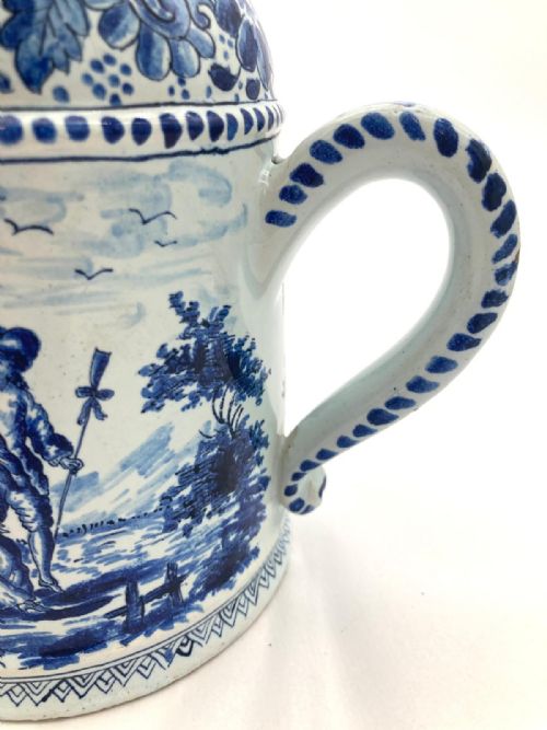 RARE DUTCH DELFT LANTERN CIRCA 184050 - ADDITIONAL PHOTO 15
