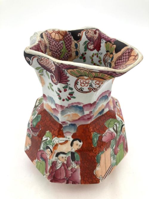 RARE SACRIFICIAL HYDRA SHAPED MASONS IRONSTONE JUG 1820 - ADDITIONAL PHOTO 1