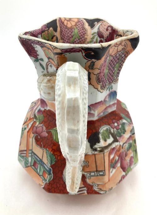 RARE SACRIFICIAL HYDRA SHAPED MASONS IRONSTONE JUG 1820 - ADDITIONAL PHOTO 10