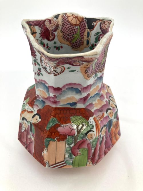RARE SACRIFICIAL HYDRA SHAPED MASONS IRONSTONE JUG 1820 - ADDITIONAL PHOTO 12