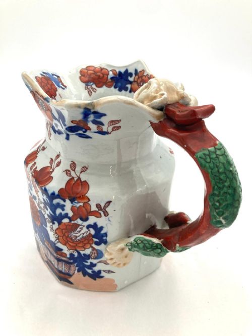 FENTON SHAPED JAPAN PATTERN MASON IRONSTONE JUG 18201835 - ADDITIONAL PHOTO 3