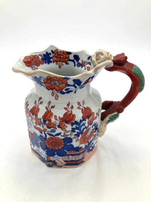 FENTON SHAPED JAPAN PATTERN MASON IRONSTONE JUG 18201835 - ADDITIONAL PHOTO 4