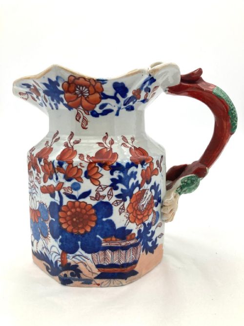 FENTON SHAPED JAPAN PATTERN MASON IRONSTONE JUG 18201835 - ADDITIONAL PHOTO 5