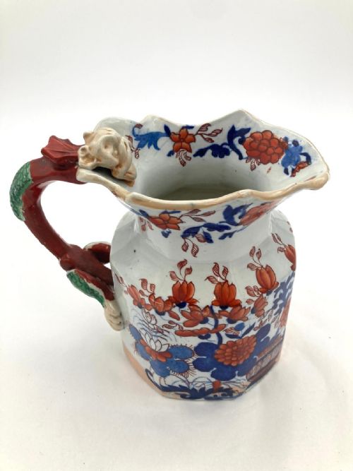 FENTON SHAPED JAPAN PATTERN MASON IRONSTONE JUG 18201835 - ADDITIONAL PHOTO 6