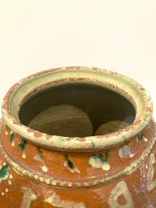 LARGE 18TH CENTURY ITALIAN DRUG JAR 1795 - ADDITIONAL PHOTO 4