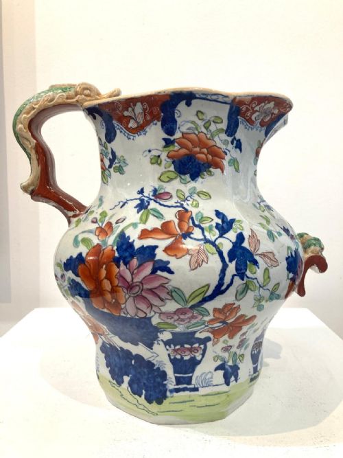 ANTIQUE JAPAN PATTERN MASON IRONSTONE FOOTBATH JUG 182030 - ADDITIONAL PHOTO 4