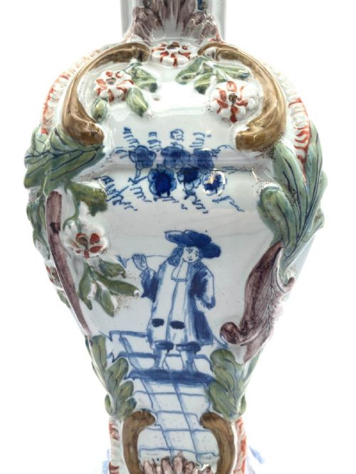 EARLY 19TH CENTURY SUPERB 5 VASE DELFT GARNITURE - ADDITIONAL PHOTO 6