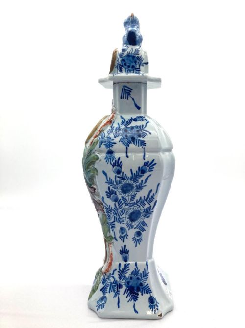 EARLY 19TH CENTURY SUPERB 5 VASE DELFT GARNITURE - ADDITIONAL PHOTO 11