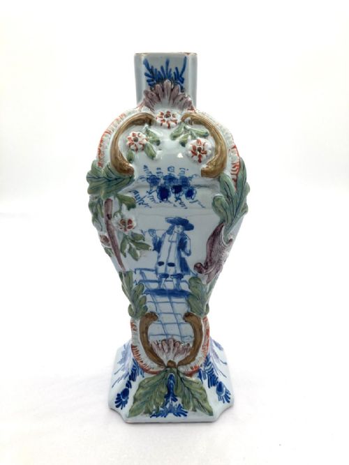 EARLY 19TH CENTURY SUPERB 5 VASE DELFT GARNITURE - ADDITIONAL PHOTO 17