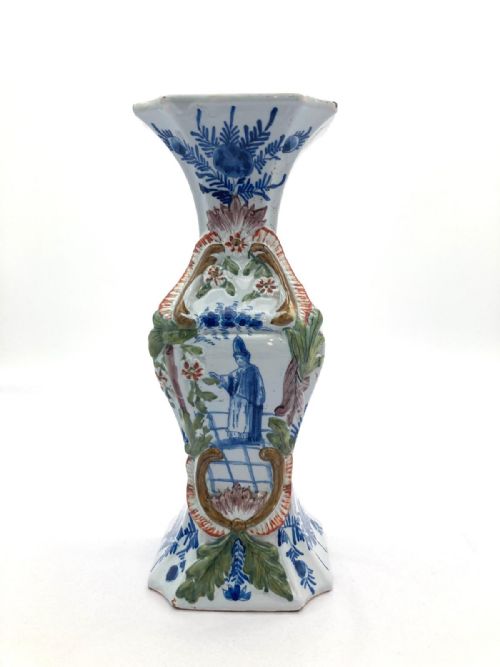 EARLY 19TH CENTURY SUPERB 5 VASE DELFT GARNITURE - ADDITIONAL PHOTO 19