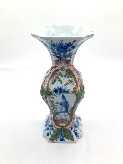 EARLY 19TH CENTURY SUPERB 5 VASE DELFT GARNITURE - ADDITIONAL PHOTO 20