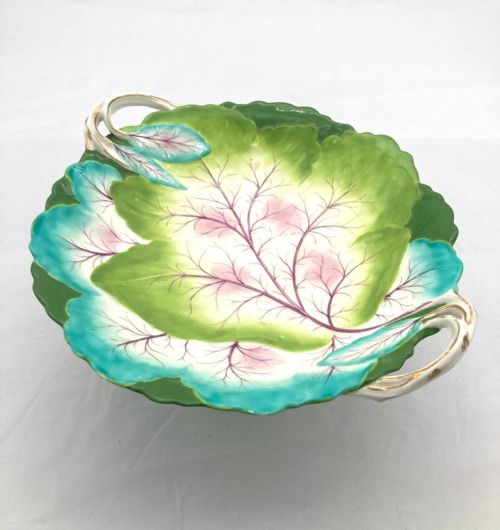 STAFFORDSHIRE LEAF DESSERT SERVICE CIRCA 1840 - ADDITIONAL PHOTO 4