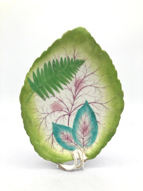 STAFFORDSHIRE LEAF DESSERT SERVICE CIRCA 1840 - ADDITIONAL PHOTO 11