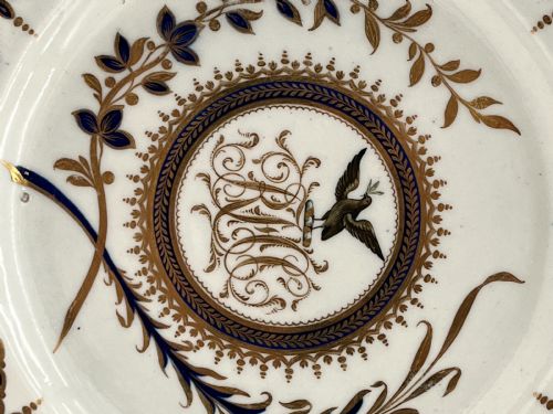 AN EXCEPTIONAL FLIGHT WORCESTER ARMORIAL DESSERT SERVICE 178388 - ADDITIONAL PHOTO 3