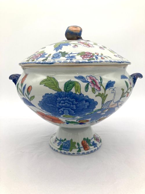 PAIR OF 181320 MASON'S IRONSTONE SOUP TUREENS - ADDITIONAL PHOTO 1
