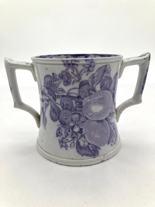 A MULBERRY TRANSFER FROG AND NEWT TWO HANDLED MUG WITH POEM - ADDITIONAL PHOTO 1
