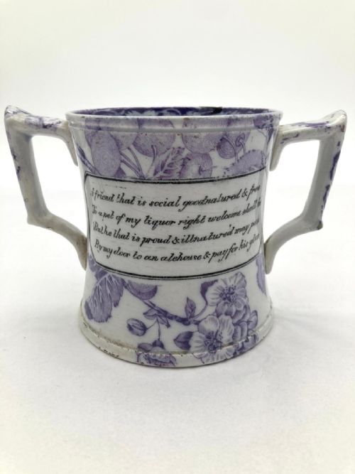 A MULBERRY TRANSFER FROG AND NEWT TWO HANDLED MUG WITH POEM - ADDITIONAL PHOTO 2