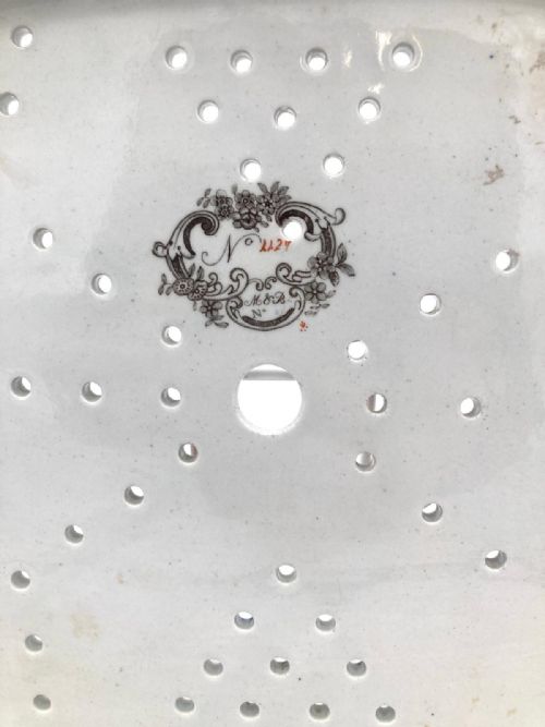 A WONDERFUL COLLECTION OF 14 19TH C ENGLISH MEAT DRAINERS - ADDITIONAL PHOTO 4