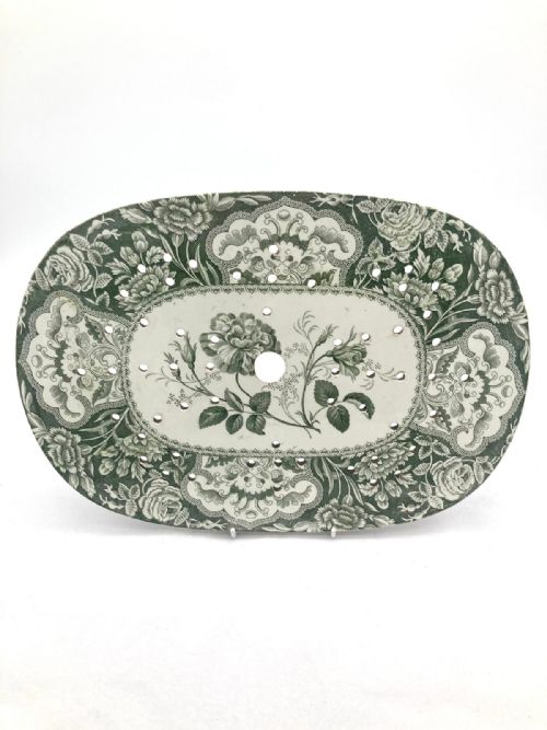 A WONDERFUL COLLECTION OF 14 19TH C ENGLISH MEAT DRAINERS - ADDITIONAL PHOTO 7