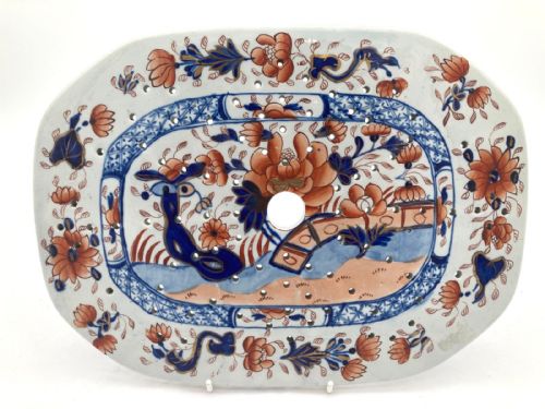 A WONDERFUL COLLECTION OF 14 19TH C ENGLISH MEAT DRAINERS - ADDITIONAL PHOTO 11