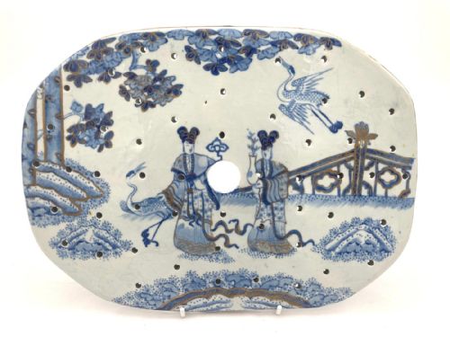 A WONDERFUL COLLECTION OF 14 19TH C ENGLISH MEAT DRAINERS - ADDITIONAL PHOTO 17