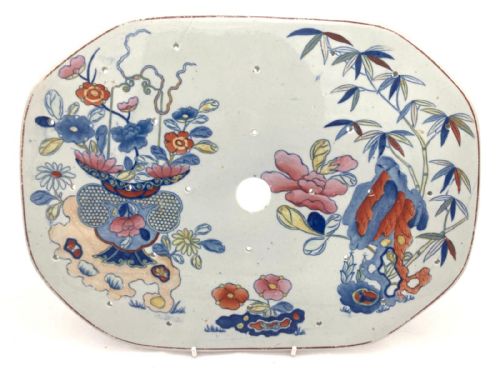 A WONDERFUL COLLECTION OF 14 19TH C ENGLISH MEAT DRAINERS - ADDITIONAL PHOTO 24
