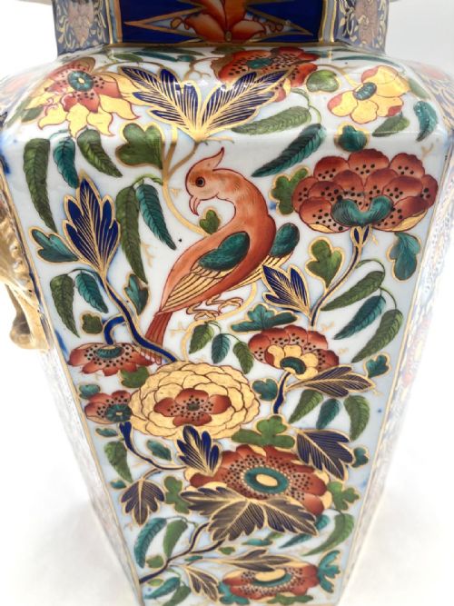 A SENSATIONAL PAIR OF MASON'S IRONSTONE TEMPLE JARS 1820 - ADDITIONAL PHOTO 8