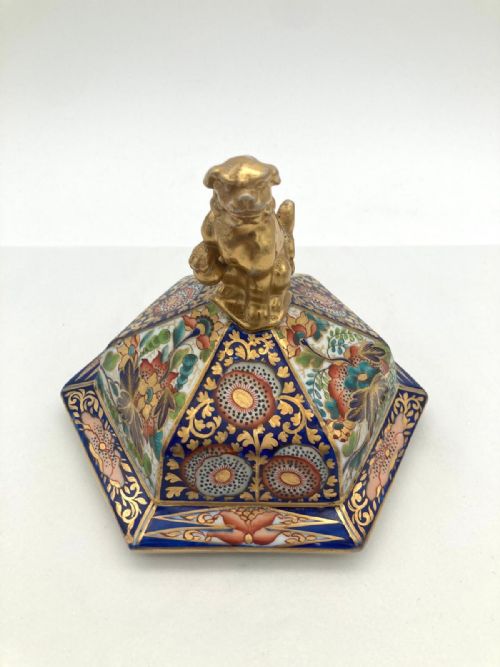 A SENSATIONAL PAIR OF MASON'S IRONSTONE TEMPLE JARS 1820 - ADDITIONAL PHOTO 9