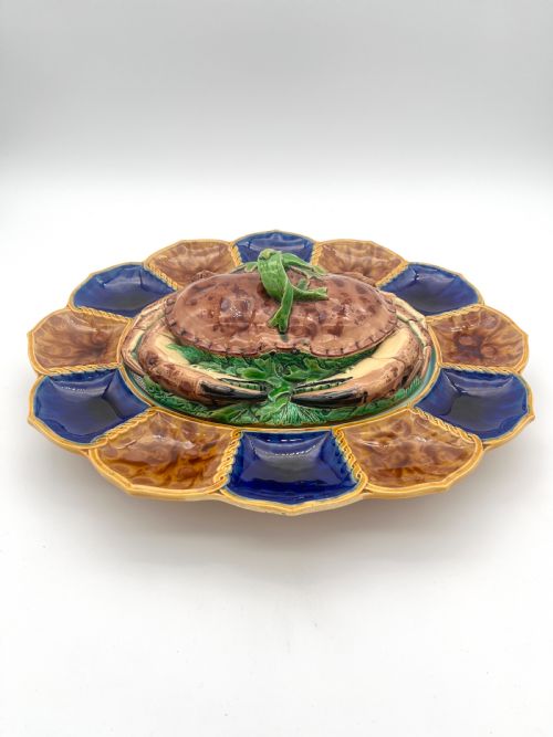 A SENSATIONAL MINTON MAJOLICA CRAB TUREEN CIRCA1870