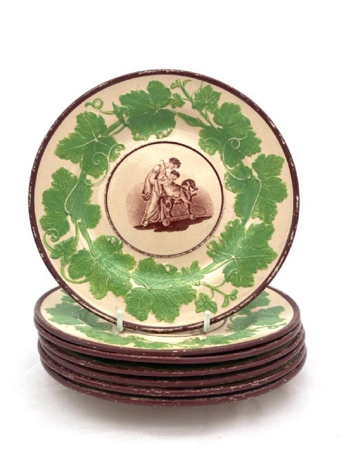 1820'S BAR PRINTED DESSERT SERVICE - ADDITIONAL PHOTO 2