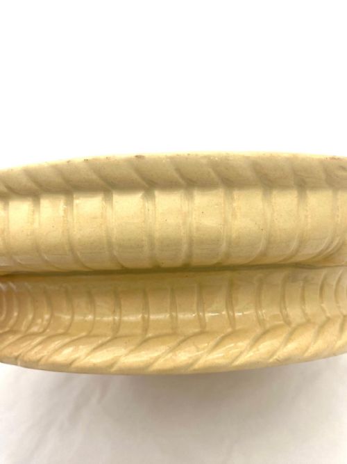 BASKET WEAVE DRABWARE CHEESEDOME CIRCA 1845 - ADDITIONAL PHOTO 5