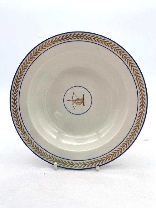 WEDGWOOD ARMORIAL CREAMWARE PUDDING BOWLS CIRCA 1790 - ADDITIONAL PHOTO 1