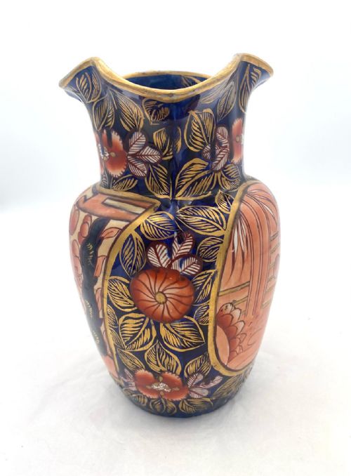 A RARE AND MAJESTIC MASON'S IRONSTONE SCHOOLHOUSE PATTERN JUG CIRCA 1820 - ADDITIONAL PHOTO 2