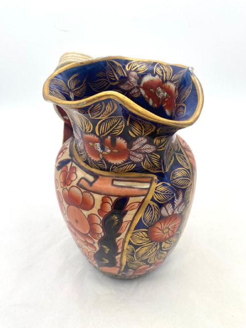 A RARE AND MAJESTIC MASON'S IRONSTONE SCHOOLHOUSE PATTERN JUG CIRCA 1820 - ADDITIONAL PHOTO 4