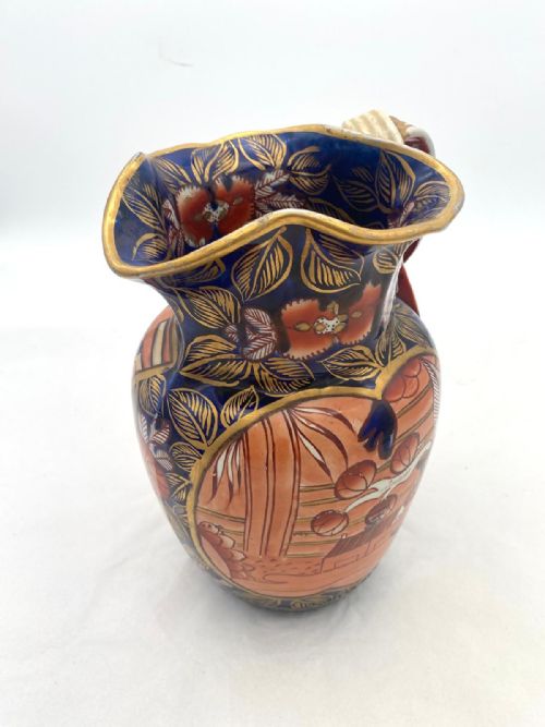A RARE AND MAJESTIC MASON'S IRONSTONE SCHOOLHOUSE PATTERN JUG CIRCA 1820 - ADDITIONAL PHOTO 5