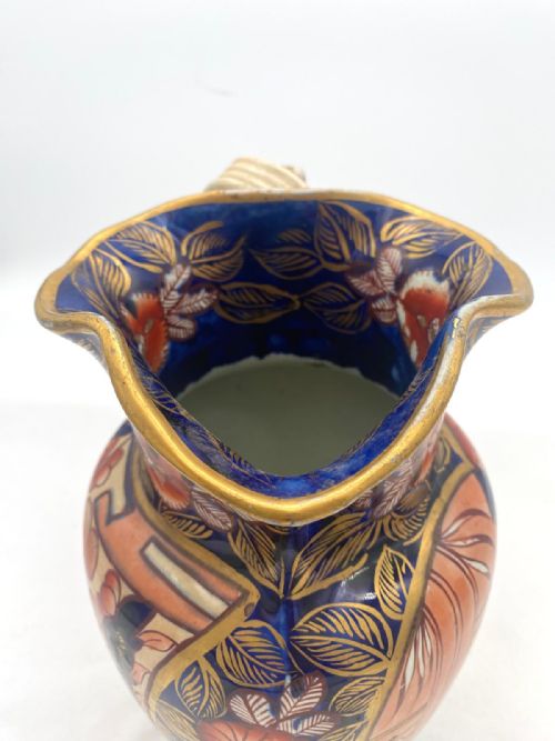 A RARE AND MAJESTIC MASON'S IRONSTONE SCHOOLHOUSE PATTERN JUG CIRCA 1820 - ADDITIONAL PHOTO 9