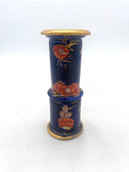 A SMALL AND UNUSUAL SCHOOL HOUSE PATTERN SPILL VASE 1820 - ADDITIONAL PHOTO 1