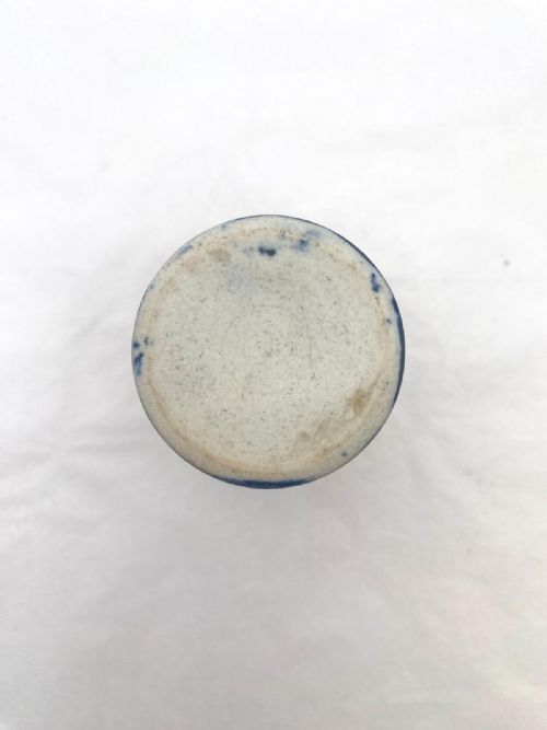 A SMALL AND UNUSUAL SCHOOL HOUSE PATTERN SPILL VASE 1820 - ADDITIONAL PHOTO 4