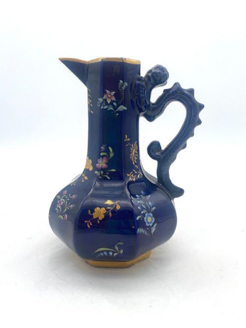 A RARE AND VERY BEAUTIFUL MASONS IRONSTONE MAZARINE OCTAGONAL JUG AND BOWL CIRCA 18131820 - ADDITIONAL PHOTO 4